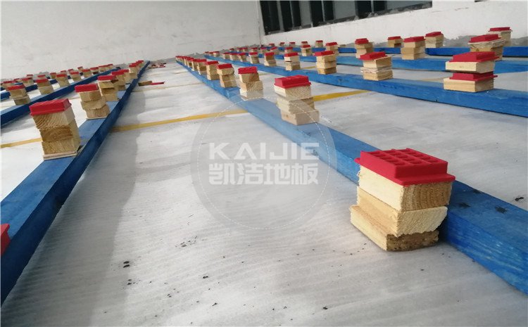 江西九江都昌第五小學(xué)體育館木地板案例—凱潔體育木地板廠家