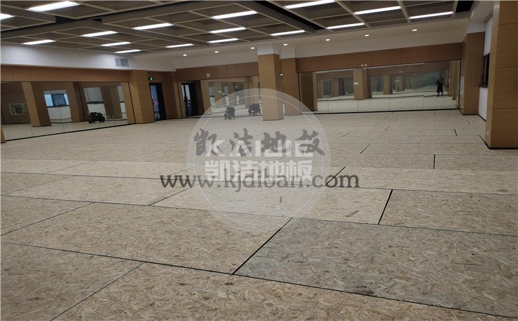 凱潔杭州高級中學錢江校區(qū)形體房木地板項目-凱潔體育木地板廠家